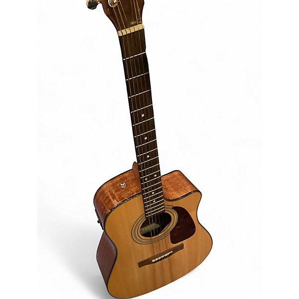 Used Fender CD140SCE Natural Acoustic Electric Guitar