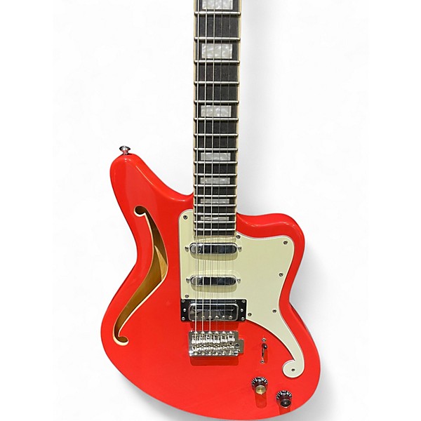 Used D'Angelico PREMIER BEDFORD SH Fiesta Red Hollow Body Electric Guitar
