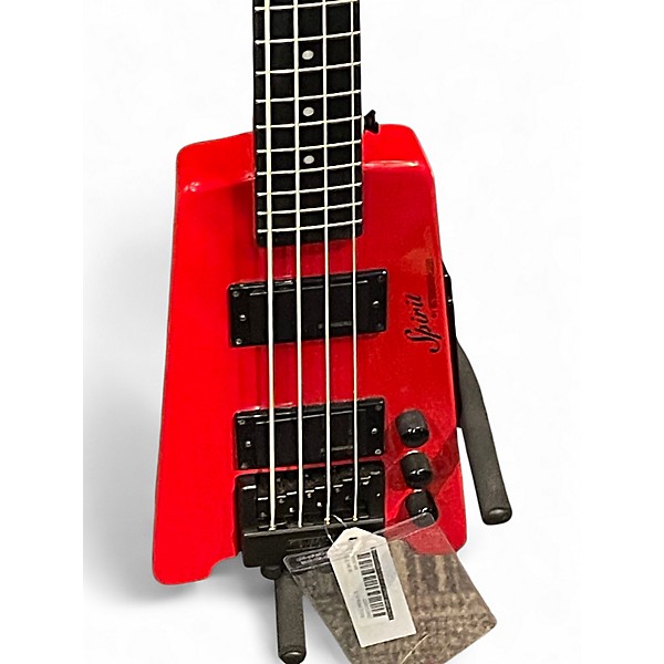 Used Steinberger XT-2 Spirit Bass Red Electric Bass Guitar