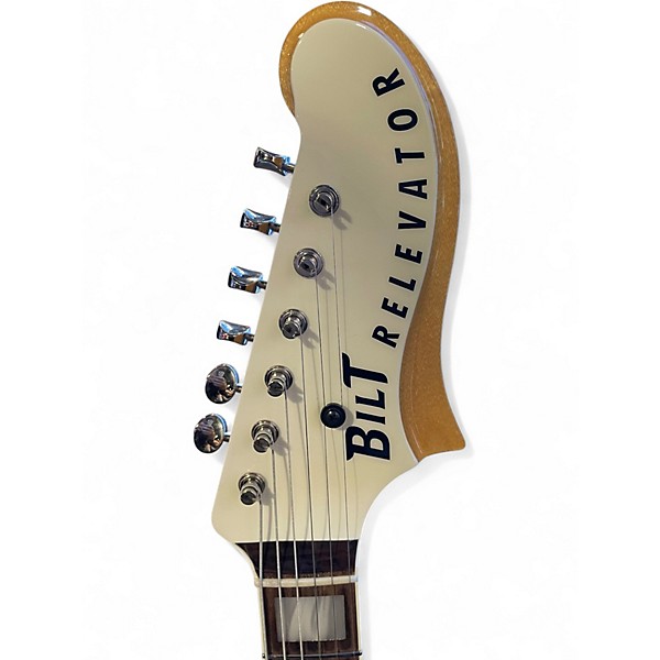 Used Bilt RELEVATOR White Solid Body Electric Guitar