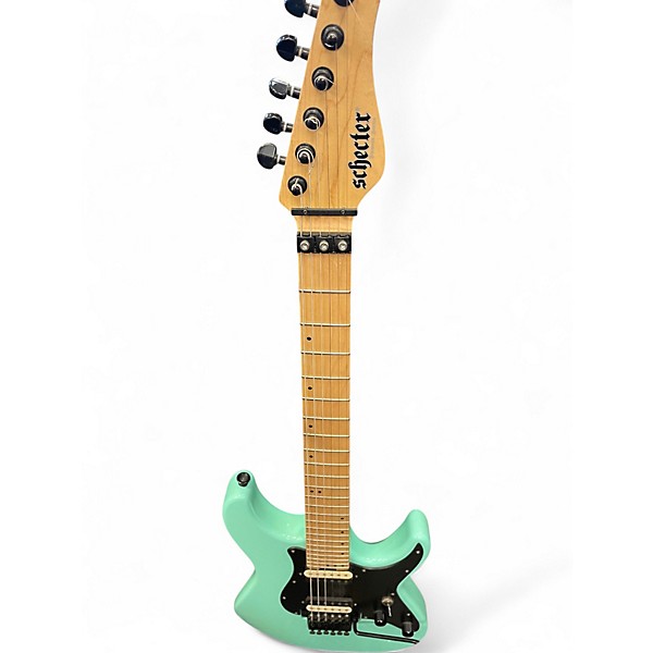 Used Schecter Guitar Research SUN VALLEY SUPER SHREDDER Seafoam Green Solid Body Electric Guitar