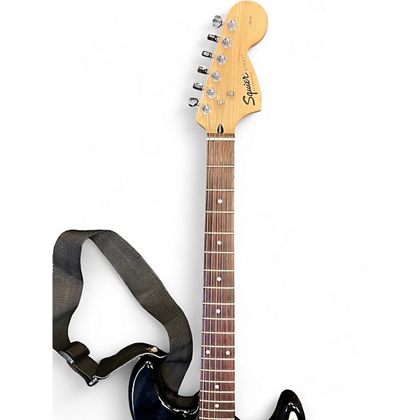 Used Fender SQUIER AFFINITY STRAT Black Solid Body Electric Guitar