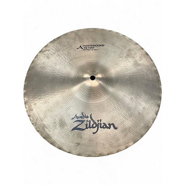 Used Zildjian 14in A Mastersound Hi Hat Pair Cymbal