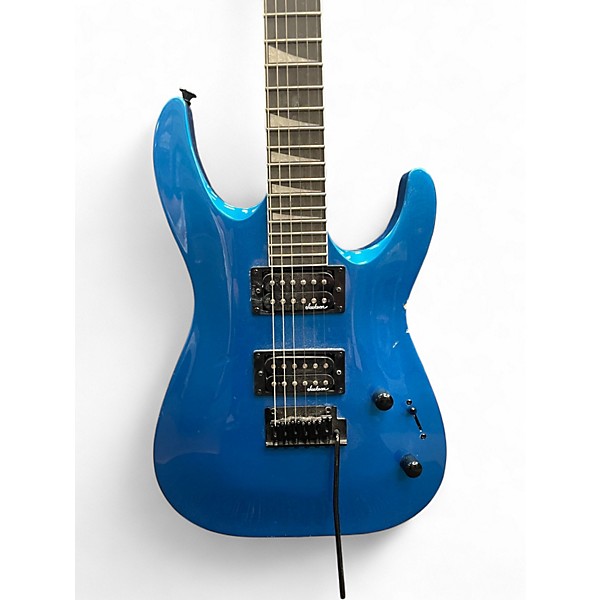 Used Jackson JS22 Dinky METALLIC BLUE Solid Body Electric Guitar