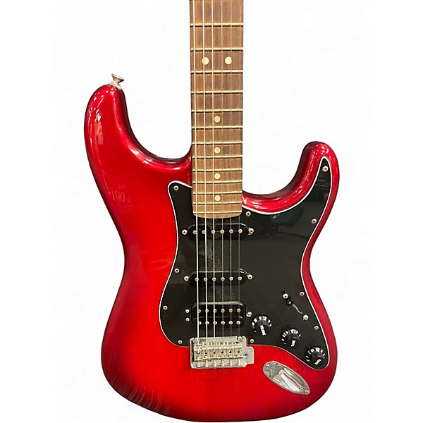 Used Fender Special Edition Player Stratocaster HSS Candy Red Burst Solid Body Electric Guitar