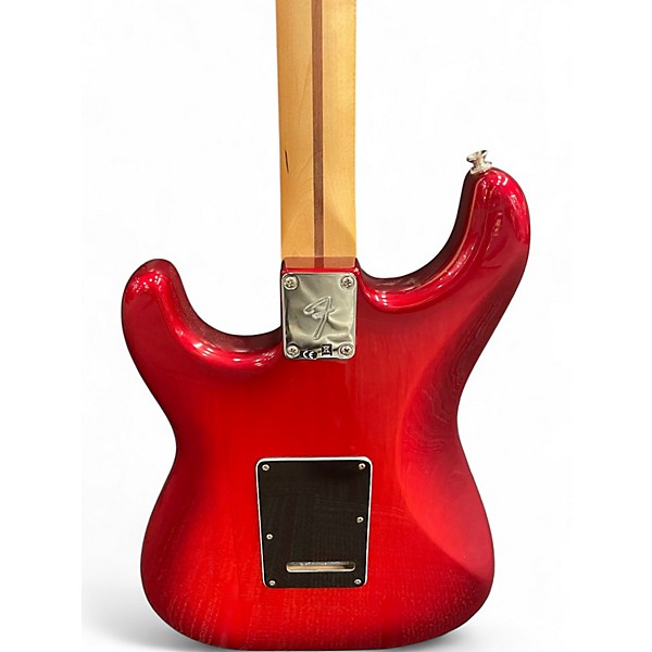 Used Fender Special Edition Player Stratocaster HSS Candy Red Burst Solid Body Electric Guitar