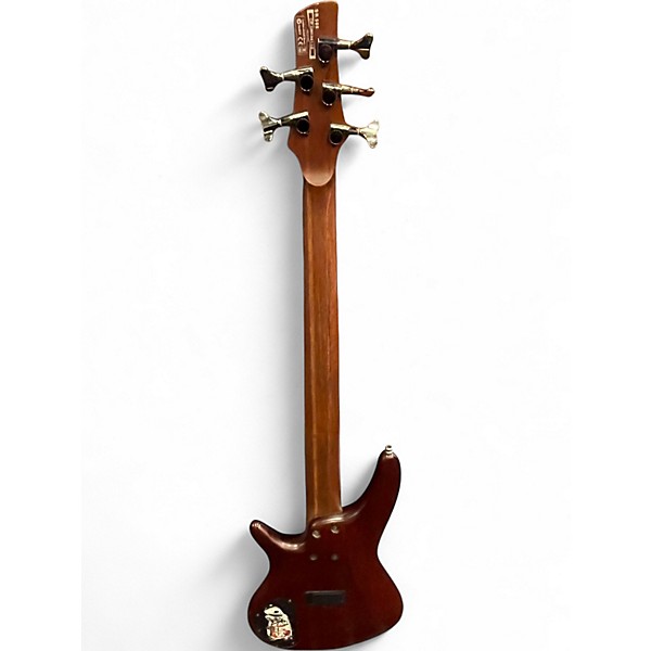 Used Ibanez SR505 5 String Walnut Electric Bass Guitar