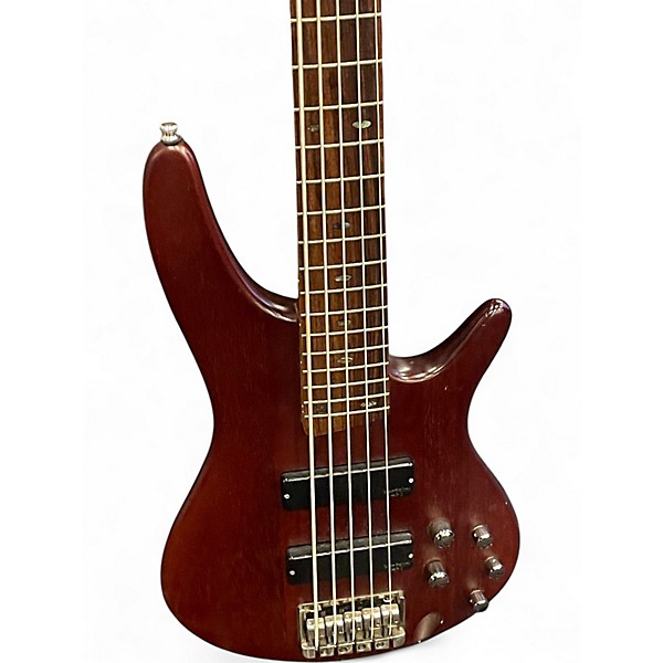 Used Ibanez SR505 5 String Walnut Electric Bass Guitar