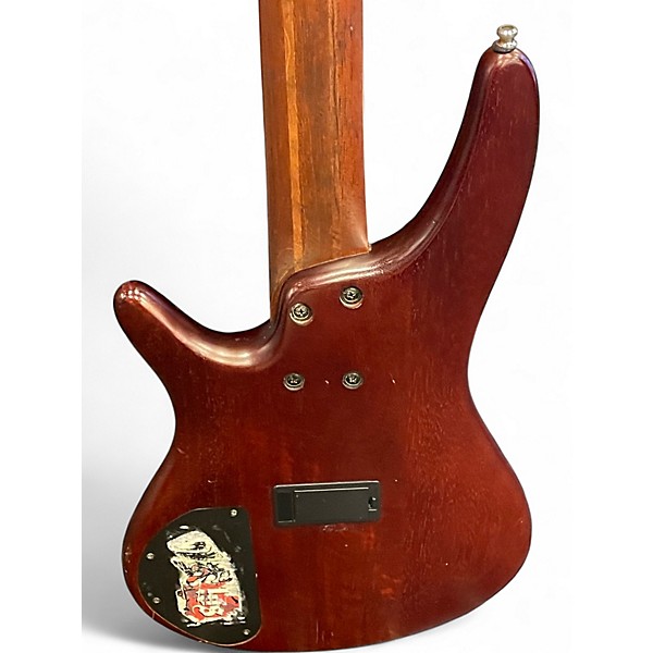 Used Ibanez SR505 5 String Walnut Electric Bass Guitar