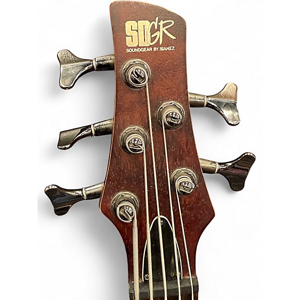 Used Ibanez SR505 5 String Walnut Electric Bass Guitar