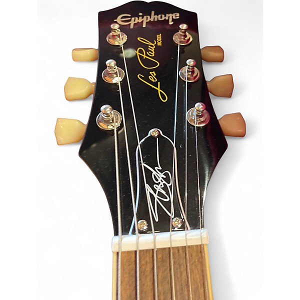 Used Epiphone Slash Signature Les Paul Classic Vintage Yellow Solid Body Electric Guitar