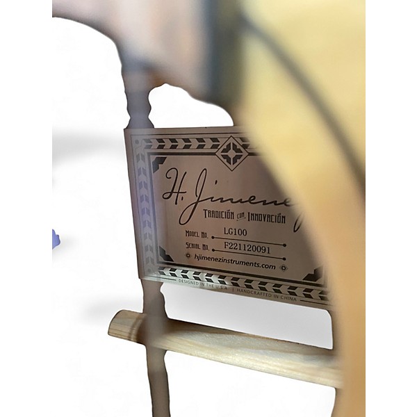 Used H. Jimenez lg100 Natural Classical Acoustic Guitar