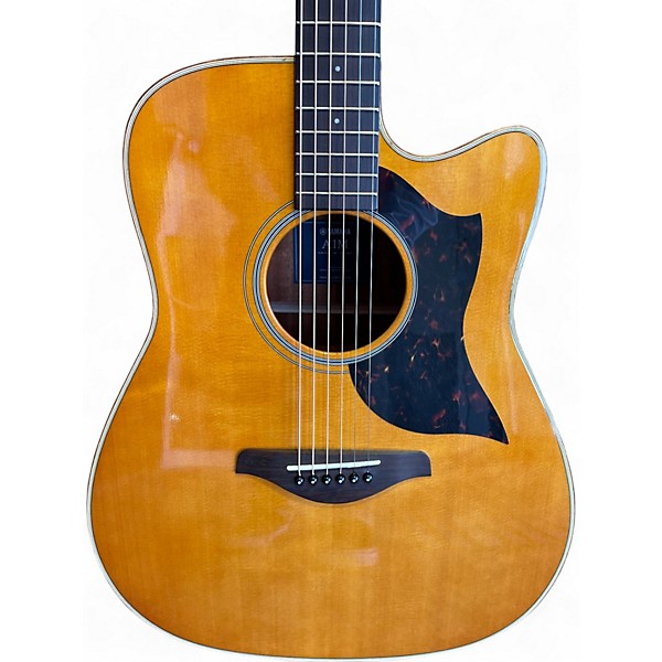 Used Yamaha A1M Natural Acoustic Electric Guitar