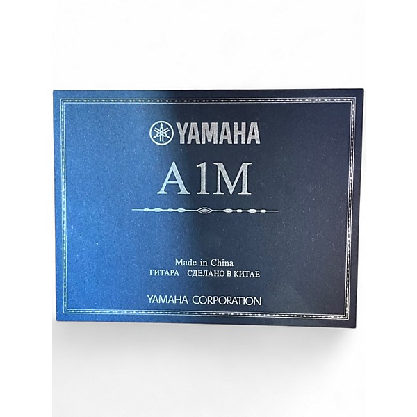 Used Yamaha A1M Natural Acoustic Electric Guitar