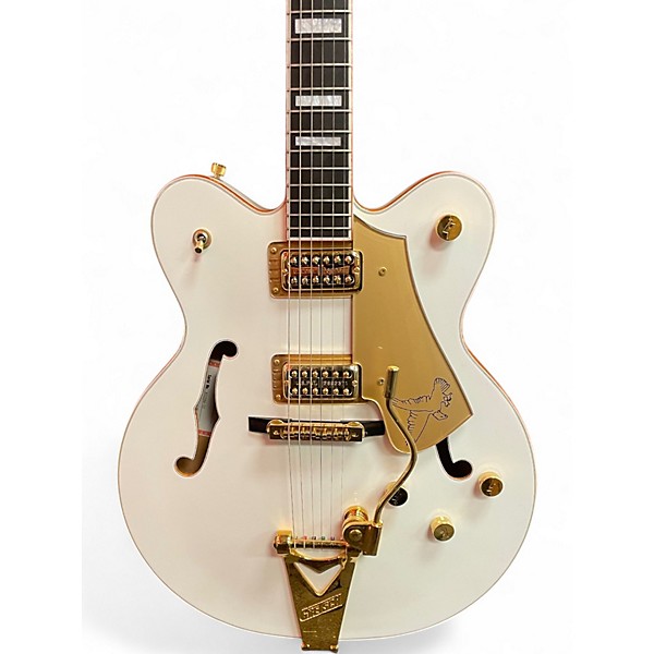 Vintage 1993 Gretsch Guitars G7594 WHITE FALCON White Hollow Body Electric Guitar
