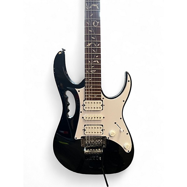 Used Ibanez JEMJR Black Solid Body Electric Guitar