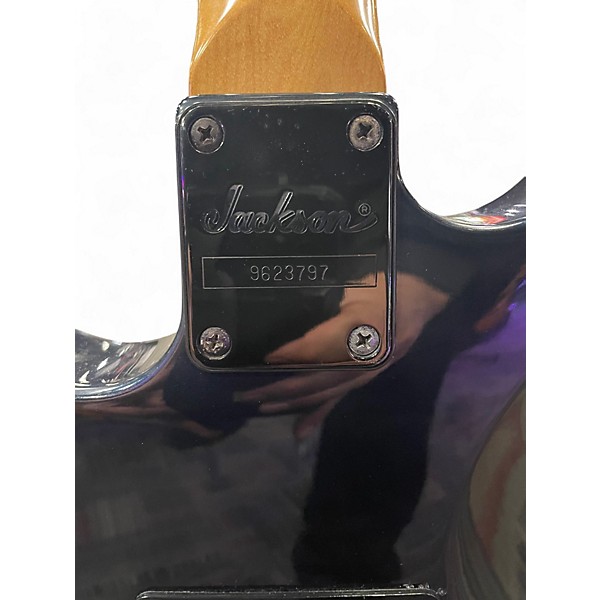 Used 1996 Jackson Performer Dark Blue Sparkle Solid Body Electric Guitar