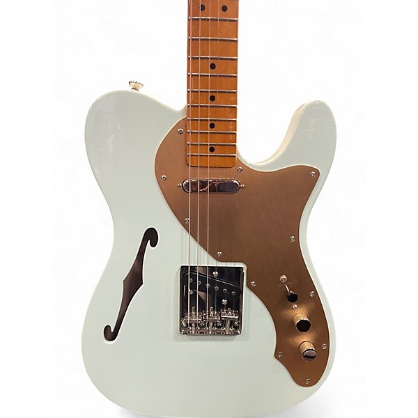 Used Squier Classic Vibe Telecaster Thinline Seafoam Green Hollow Body Electric Guitar