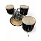 Used Pearl 4 Piece Export Black Drum Kit