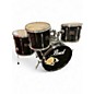 Used Pearl 4 Piece Export Black Drum Kit