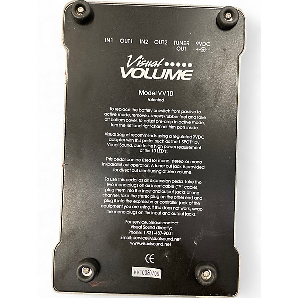 Used Visual Effects VV10 Pedal