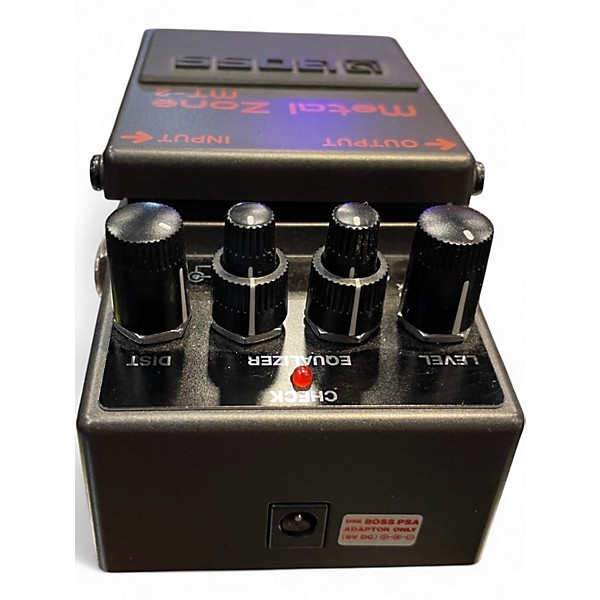Used BOSS MT2 Metal Zone Distortion Effect Pedal