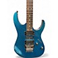 Used 1996 Ibanez RG517 Blue Sparkle Solid Body Electric Guitar