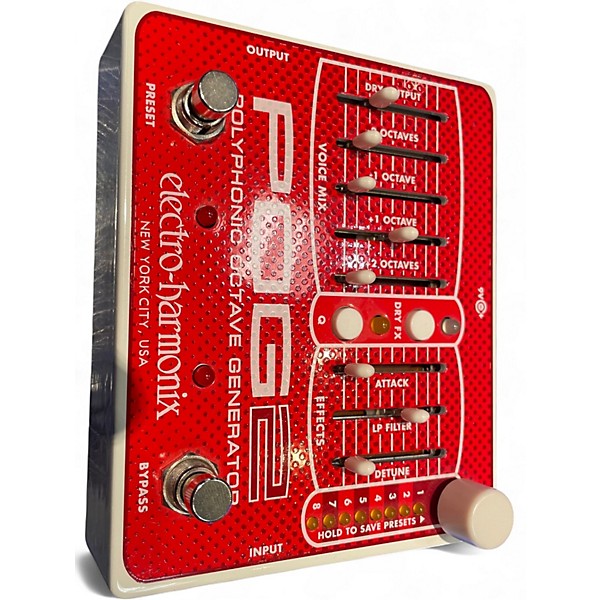 Used Electro-Harmonix Pog2 Polyphonic Octave Generator Effect Pedal