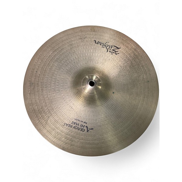 Used Zildjian 14in Quick Beat Hi Hat Pair Cymbal