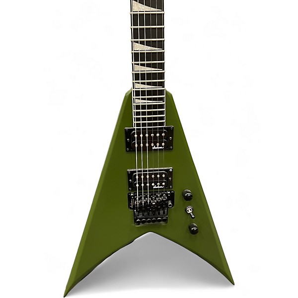 Used Jackson JS32 King V Green Solid Body Electric Guitar