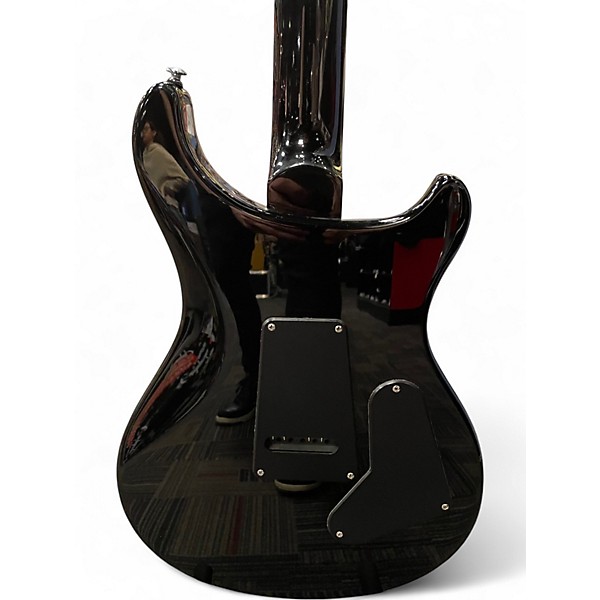 Used PRS CM25 SE Custom 24 Left Handed Trans Black Electric Guitar