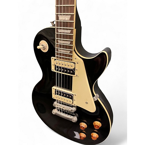 Used Epiphone Les Paul Traditional Pro Ebony Solid Body Electric Guitar