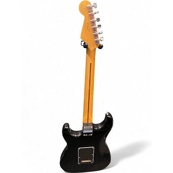 Used Fender Standard Stratocaster HSS Black Solid Body Electric Guitar