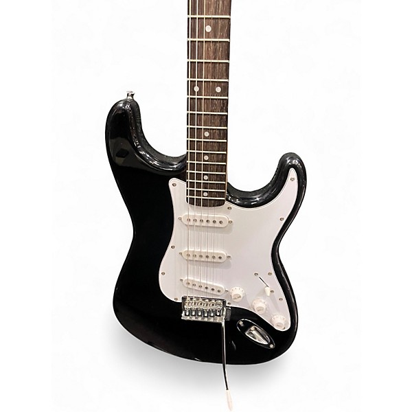 Used Legacy S Style  Black Solid Body Electric Guitar