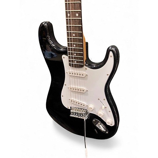 Used Legacy S Style  Black Solid Body Electric Guitar