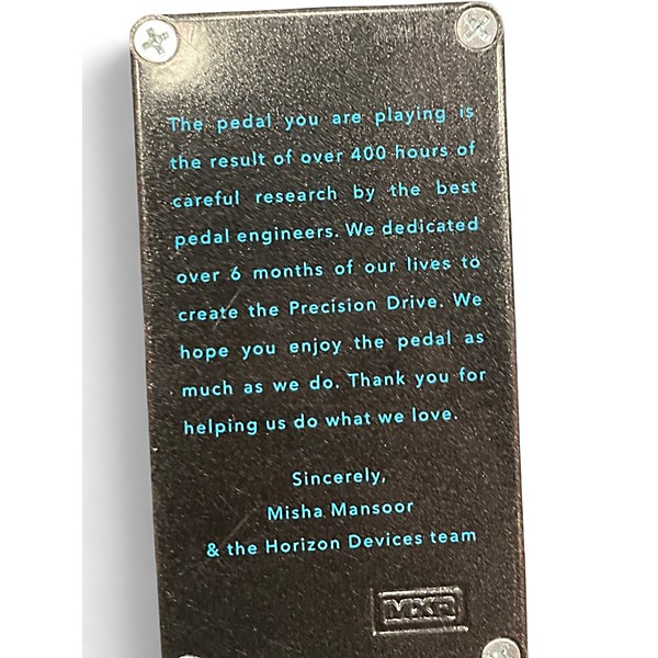Used Horizon Devices  PRECISION DRIVE Effect Pedal