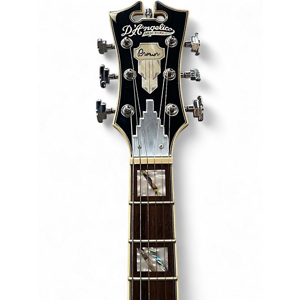 Used D'Angelico Teardrop Wine Solid Body Electric Guitar