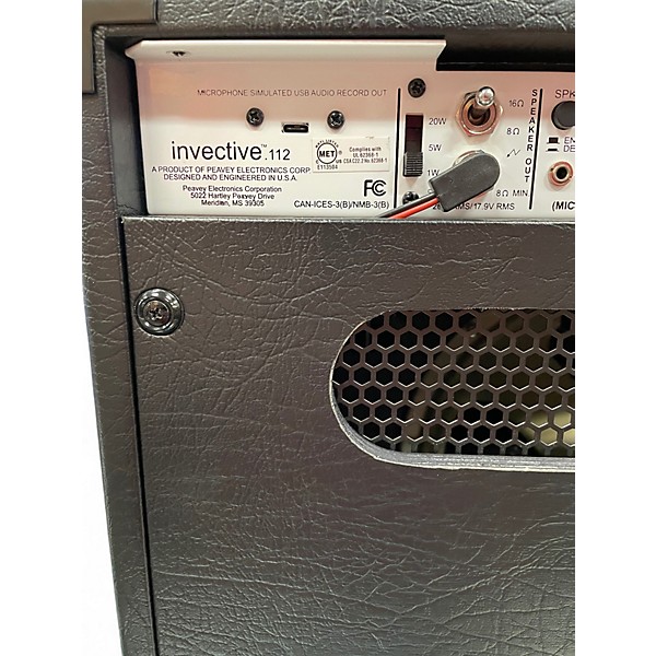 Used Peavey INVECTIVE 112 Tube Guitar Combo Amp