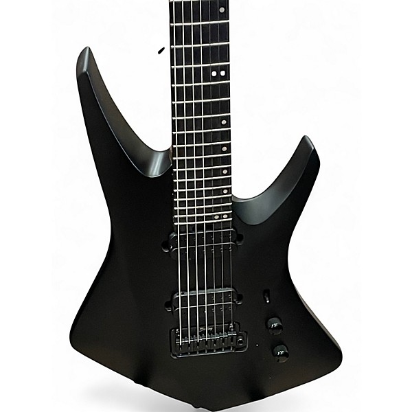 Used Sterling by Music Man KAIZEN 7 MATTE BLACK Solid Body Electric Guitar