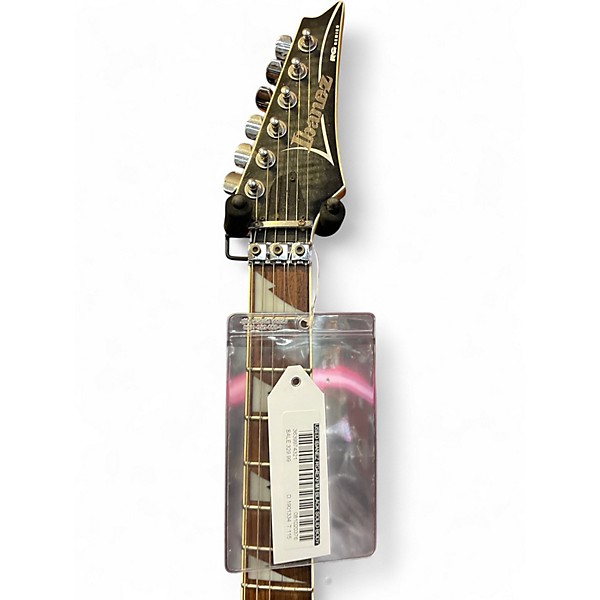 Used Ibanez rg4exfm1 Black Solid Body Electric Guitar