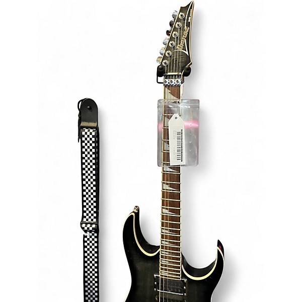 Used Ibanez rg4exfm1 Black Solid Body Electric Guitar