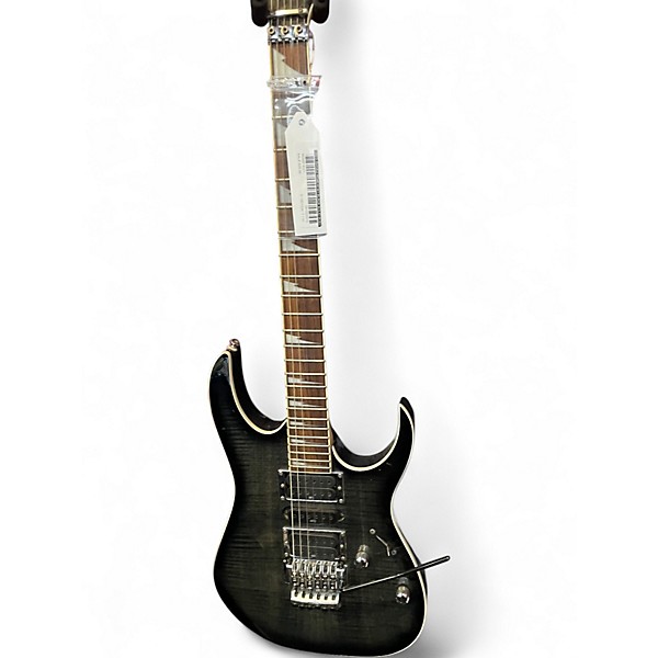 Used Ibanez rg4exfm1 Black Solid Body Electric Guitar