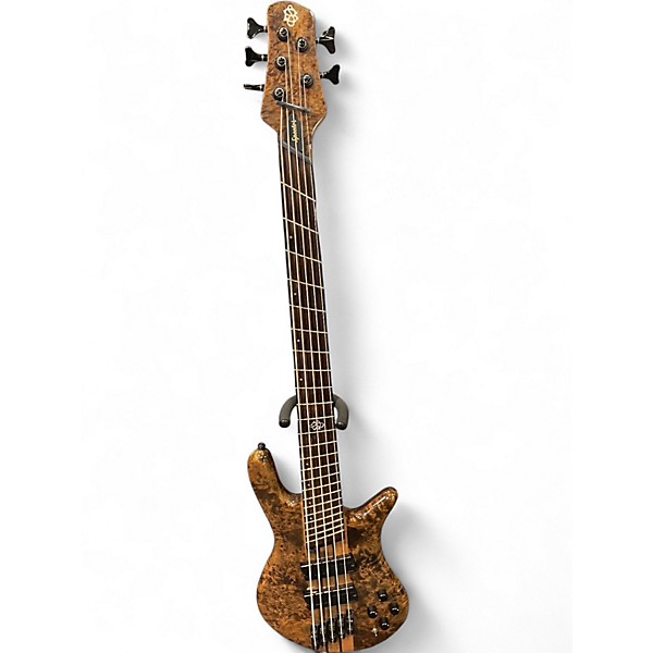 Used Spector NS DIMENSION 5 BURL Electric Bass Guitar