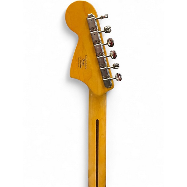 Used Squier Classic Vibe '70s Jaguar Black Solid Body Electric Guitar