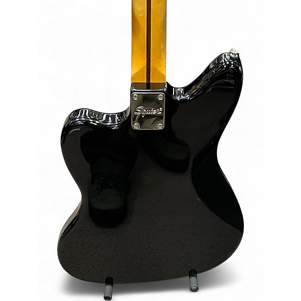 Used Squier Classic Vibe '70s Jaguar Black Solid Body Electric Guitar