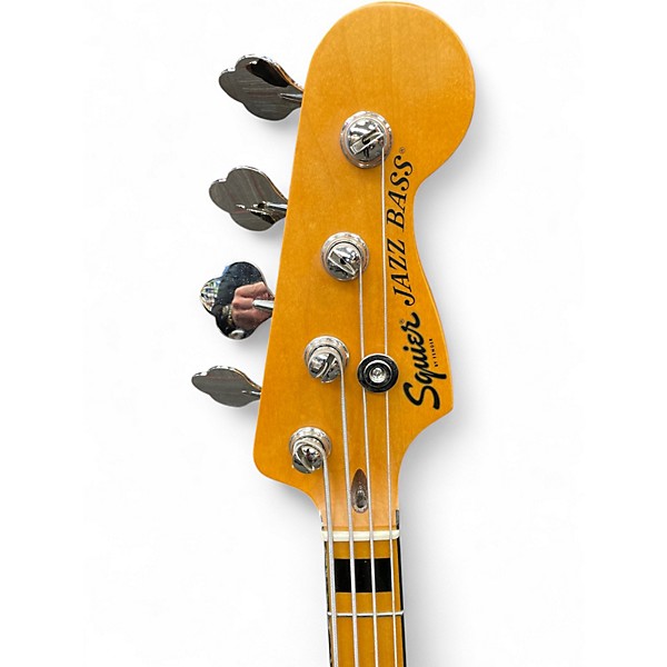 Used Squier Classic Vibe 70s Jazz Bass Natural Electric Bass Guitar