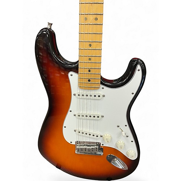 Used Fender American Standard Stratocaster 3 Color Sunburst Solid Body Electric Guitar