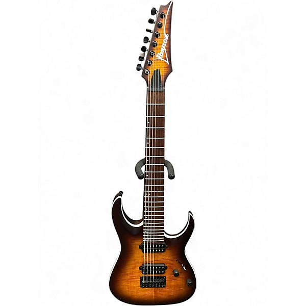 Used Ibanez RGA742FM Sunburst Solid Body Electric Guitar