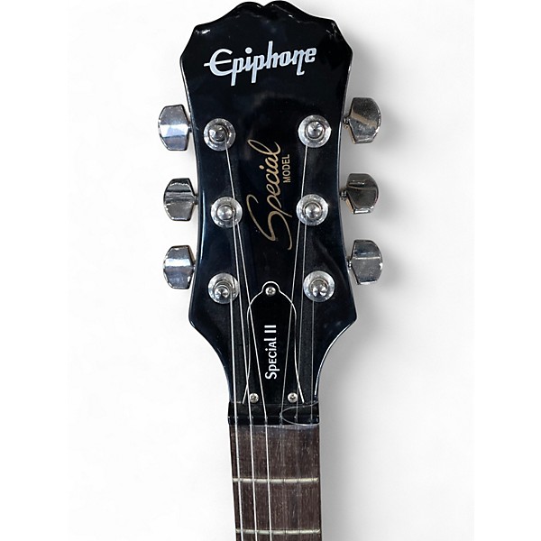 Used Epiphone Special II Black Solid Body Electric Guitar