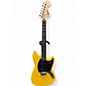 Used Squier Sonic Mustang Graffiti Yellow Solid Body Electric Guitar thumbnail